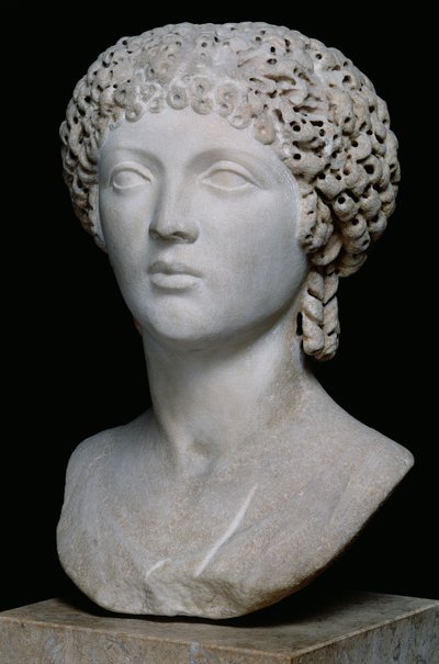 Busto de una mujer romana, posiblemente Poppaea Augusta, AD 55-60 de Roman